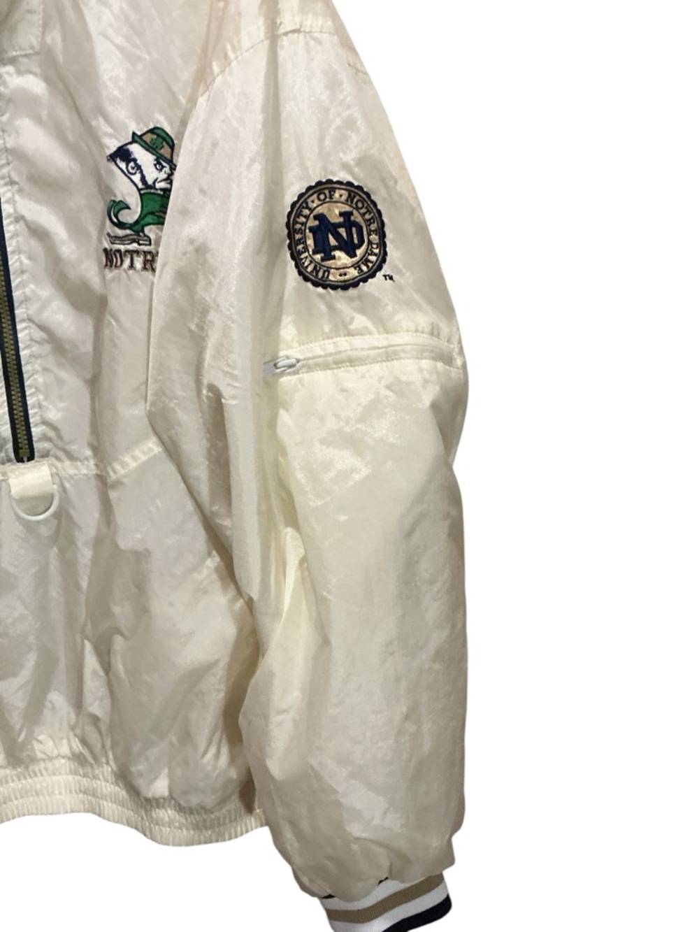 Vintage Notre Dame Fighting Irish Pro Player, 1/4 Zipper - Picture 6 of 11